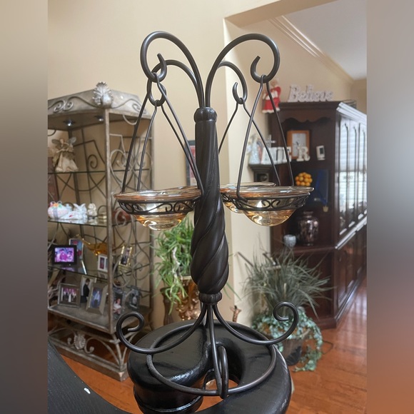 PartyLite Boho Global Fusion Tealight Tree candle holder 14.5”T Fairy Luminary - Picture 3 of 16